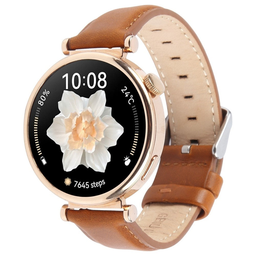 Universal 18mm Leather Watch Strap EIDERWOOD - Brown