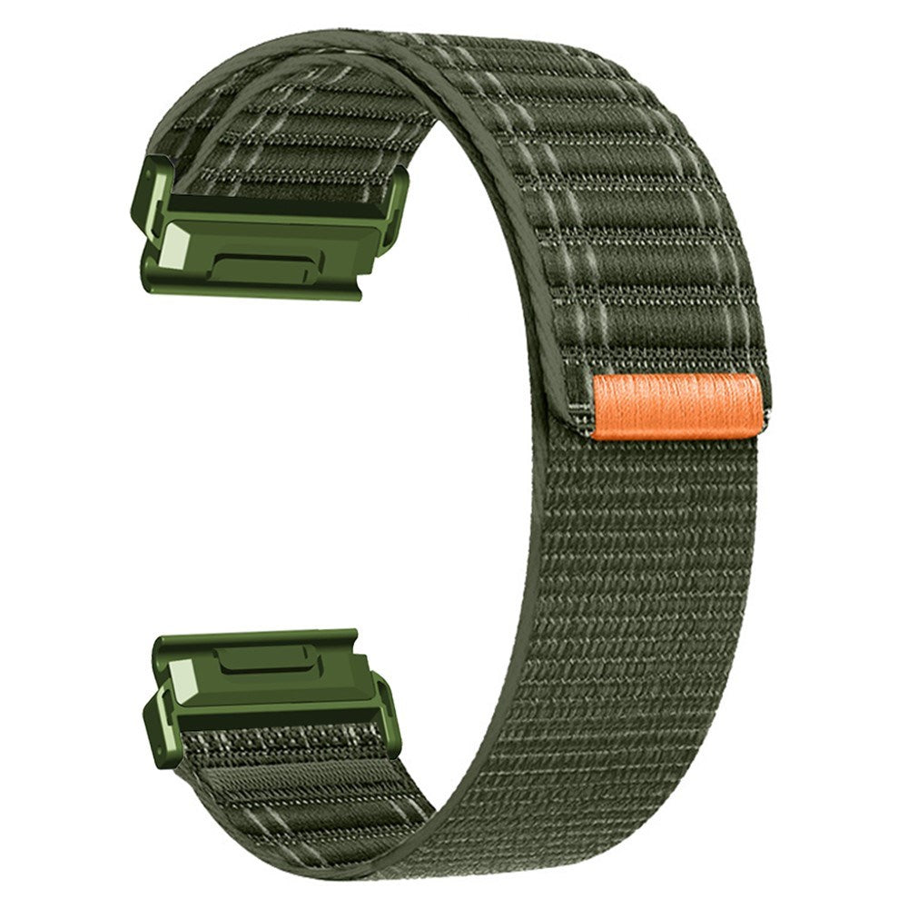 Universal Garmin 22mm QuickFit EIDERWOOD Nylon Loop Watch Strap - Green
