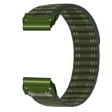 Universal Garmin 22mm QuickFit EIDERWOOD Nylon Loop Watch Strap - Green