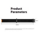 Universal Garmin 22mm QuickFit EIDERWOOD Nylon Loop Watch Strap - Green