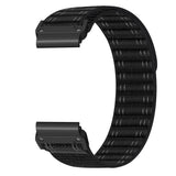 Universal Garmin 22mm QuickFit EIDERWOOD Nylon Loop Watch Strap - Black