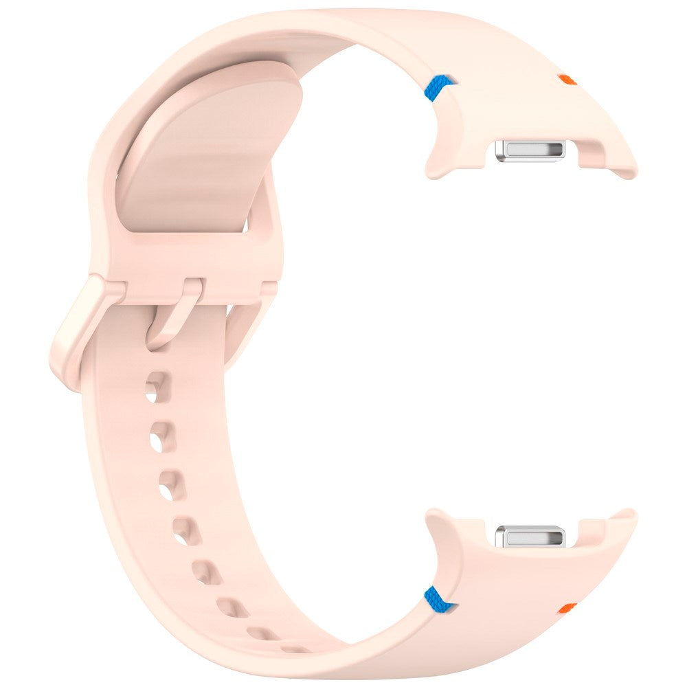 EIDERWOOD Samsung Galaxy Watch 8 / 8 Classic (40 / 44 / 46mm) Silicone Strap with Stitching Line - Pink