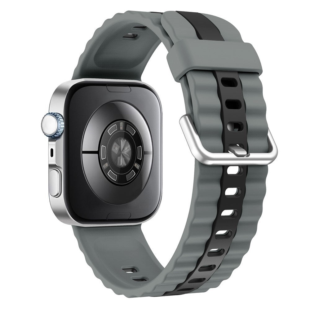 Huawei Watch Fit 4 Pro / 4 / 3 EIDERWOOD Two-Tone Silicone Strap - Grey / Black