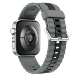 Huawei Watch Fit 4 Pro / 4 / 3 EIDERWOOD Two-Tone Silicone Strap - Grey / Black