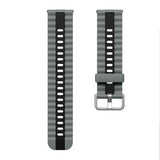 Huawei Watch Fit 4 Pro / 4 / 3 EIDERWOOD Two-Tone Silicone Strap - Grey / Black