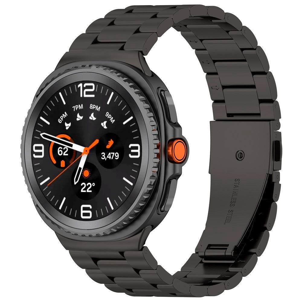 EIDERWOOD Samsung Galaxy Watch 8 / 8 Classic (40 / 44 / 46mm) Stainless Steel Strap - Black