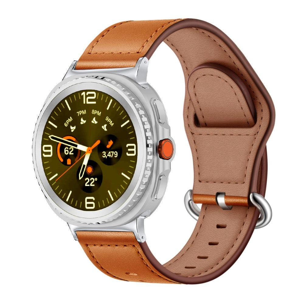 Samsung Galaxy Watch 8 / 8 Classic (40 / 44 / 46mm) Faux Leather Strap - Brown