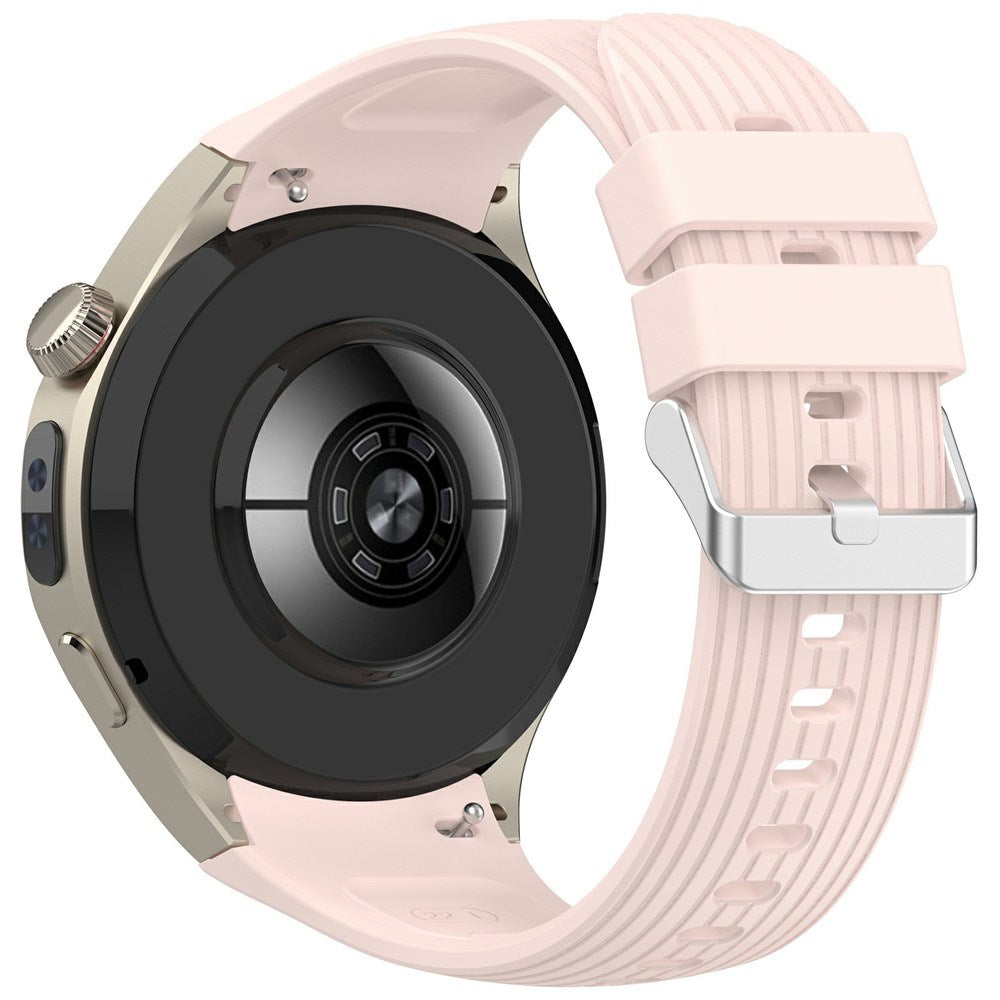 Huawei Watch 5 (42mm) EIDERWOOD Silicone Strap – Pink