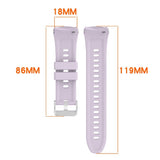 Huawei Watch 5 (42mm) EIDERWOOD Silicone Strap – Pink