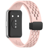 Huawei Band 11 / 11 Pro EIDERWOOD Perforated Silicone Strap - Pink