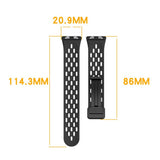 Huawei Band 11 / 11 Pro EIDERWOOD Perforated Silicone Strap - Pink