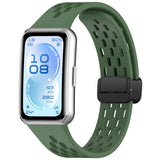 Huawei Band 11 / 11 Pro EIDERWOOD Perforated Silicone Strap - Green