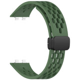 Huawei Band 11 / 11 Pro EIDERWOOD Perforated Silicone Strap - Green