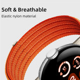 Google Pixel Watch 4 / 3 / 2 / 1 (41mm) EIDERWOOD Nylon Watch Strap - Orange