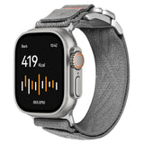 Apple Watch (42/44/SE/45/46/49mm) Aulumu C03 Nylon Strap - Silver