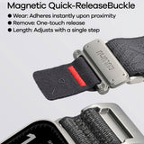 Apple Watch (42/44/SE/45/46/49mm) Aulumu C03 Nylon Strap - Silver