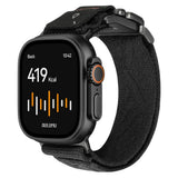 Apple Watch (42/44/SE/45/46/49mm) Aulumu C03 Nylon Strap - Black