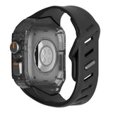Apple Watch Ultra 4 / 3 / 2 / 1 (49mm) AULUMU Watch Strap w. Built-in Plastic Case - Black