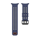 Samsung Galaxy Watch Ultra 2 / Ultra (47mm) Silicone Strap with Ventilation Holes - Blue / Black