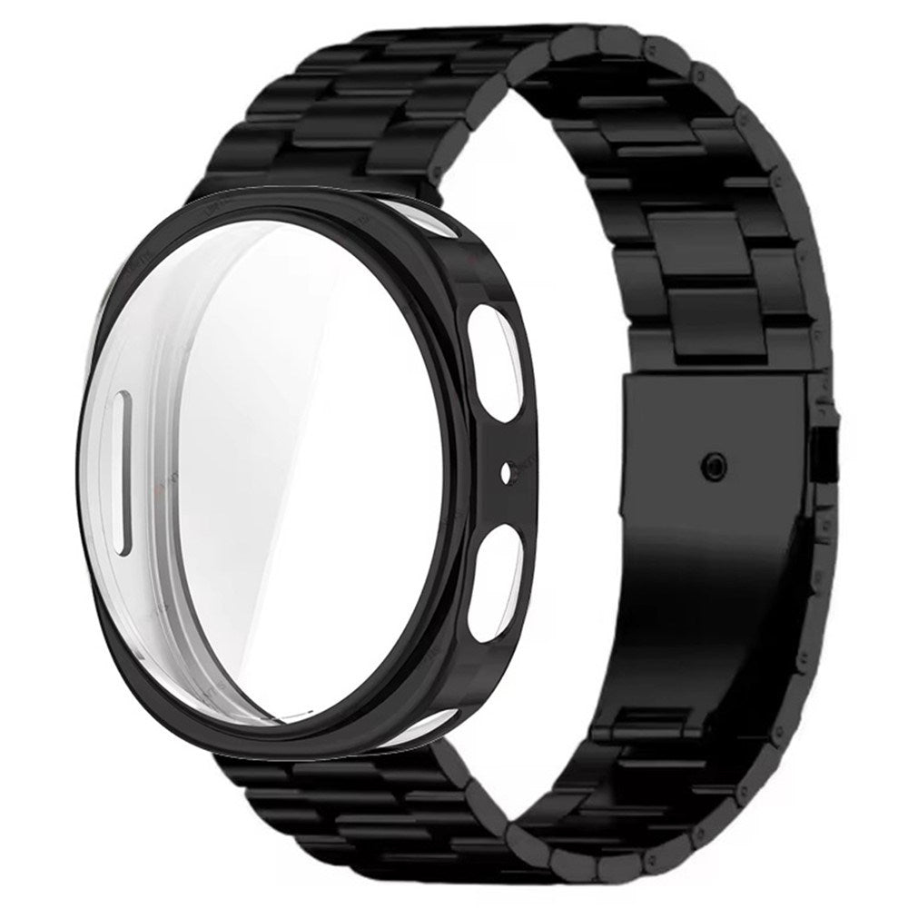 Samsung Galaxy Watch 8 / 9 (40mm) EIDERWOOD Stainless Steel Watch Band with Plastic Case – Black
