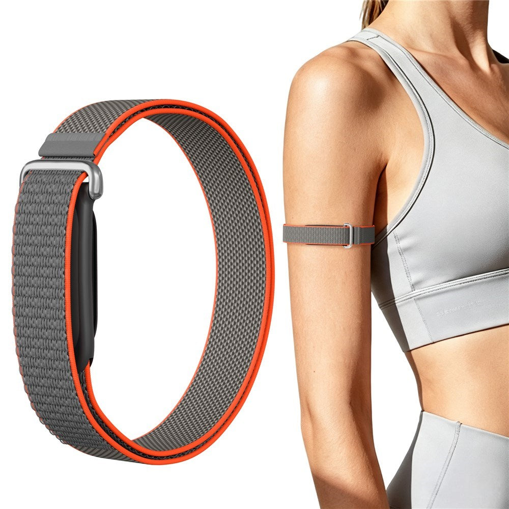 Google Fitbit Air EIDERWOOD Nylon Running Armband - Grey / Orange