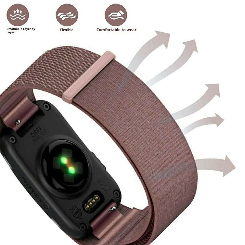 Garmin CIRQA Smart Band EIDERWOOD Nylon Strap - Size L-XL - Orange