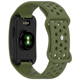 Garmin CIRQA Smart Band EIDERWOOD Silicone Strap with Breathable Perforated Holes - Green