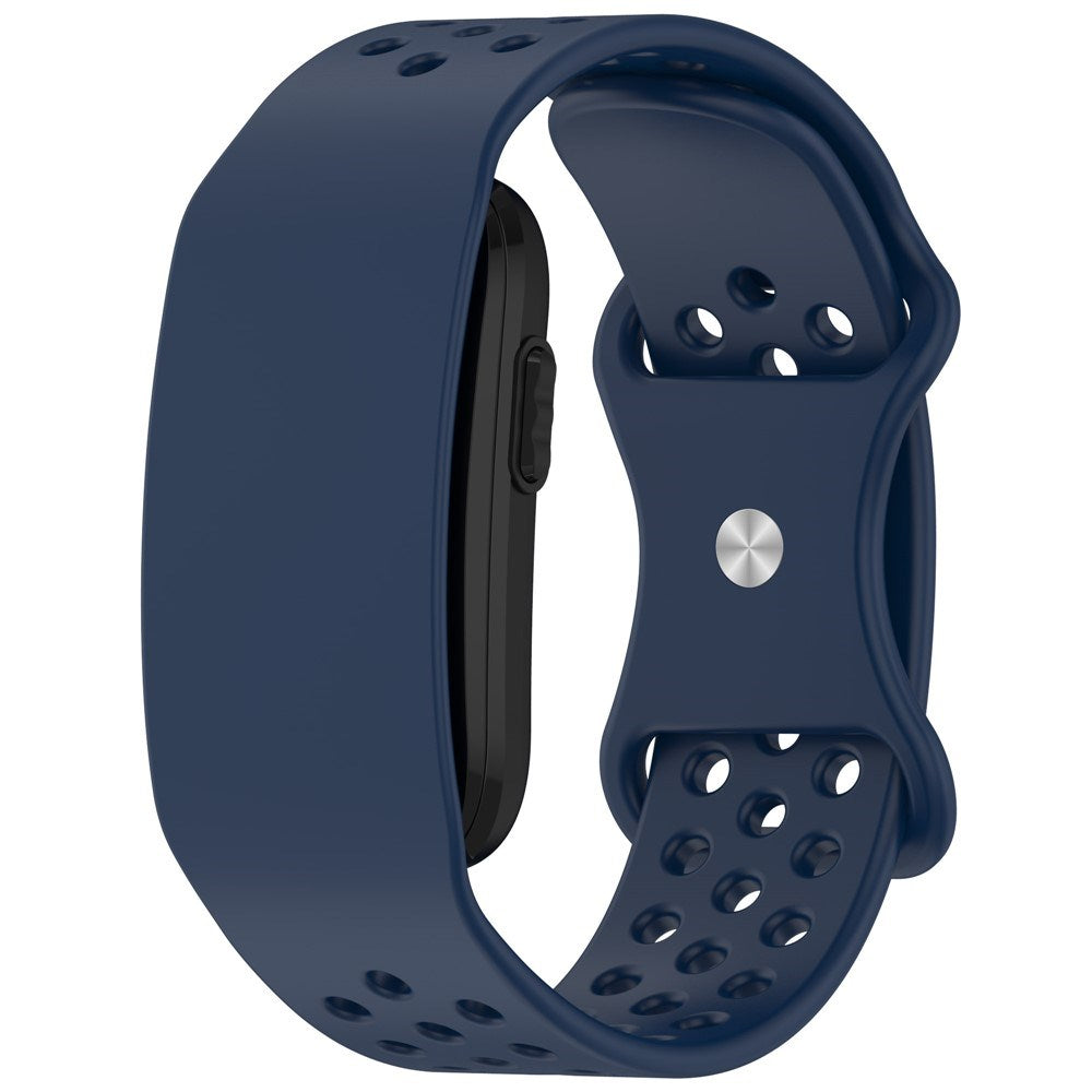 Garmin CIRQA Smart Band EIDERWOOD Silicone Strap with Breathable Perforated Holes - Dark Blue