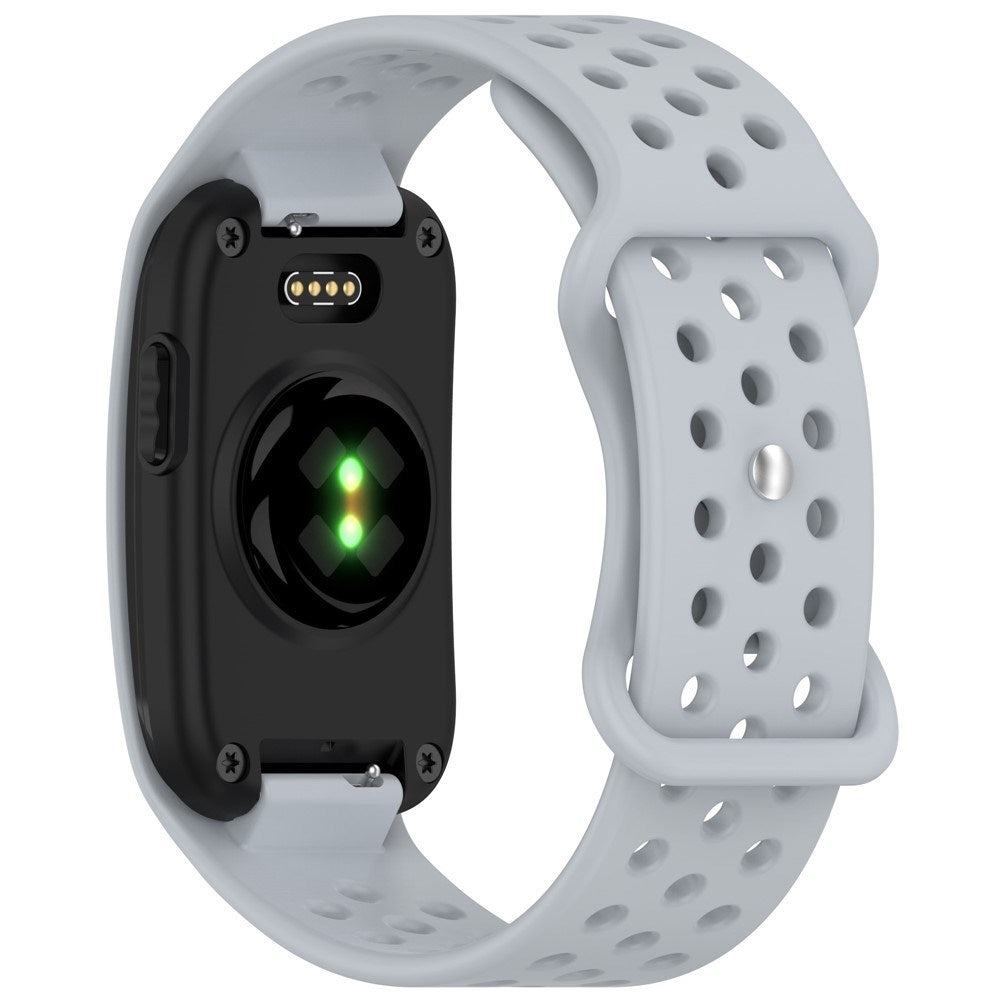 Garmin CIRQA Smart Band EIDERWOOD Silicone Strap with Breathable Perforated Holes - Light Grey