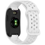 Garmin CIRQA Smart Band EIDERWOOD Silicone Strap with Breathable Perforated Holes - Grey White