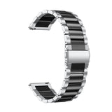 Universal Smartwatch (20mm) Stainless Steel Strap - Silver / Black