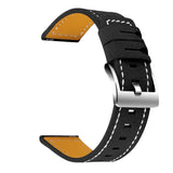 Smartwatch Universal Cow-Leather Strap (20mm) - Black