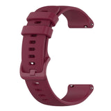 Smartwatch Universal Silicone Strap (20mm) - Wine Red