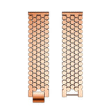 Universal Smartwatch Alloy Strap (22mm) - Rose Gold