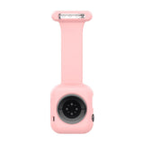 Apple Watch (38/40/SE/41/42mm) Silicone Nursing Watch Strap - Pink
