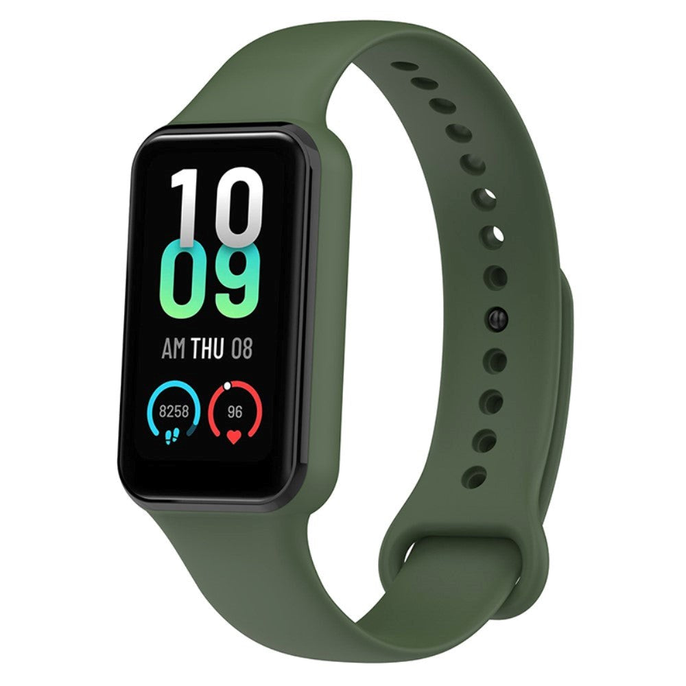 Amazfit Band 7 Silicone Smartwatch Strap - Dark Green