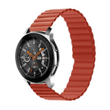 Smartwatch Reversible Strap 22mm Magnetic Silicone - Red