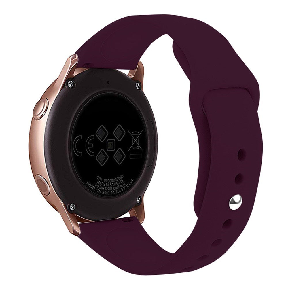 Huawei Watch GT 4 (41mm) / Garmin Venu 3S (18mm) Silicone Strap - Dark Red