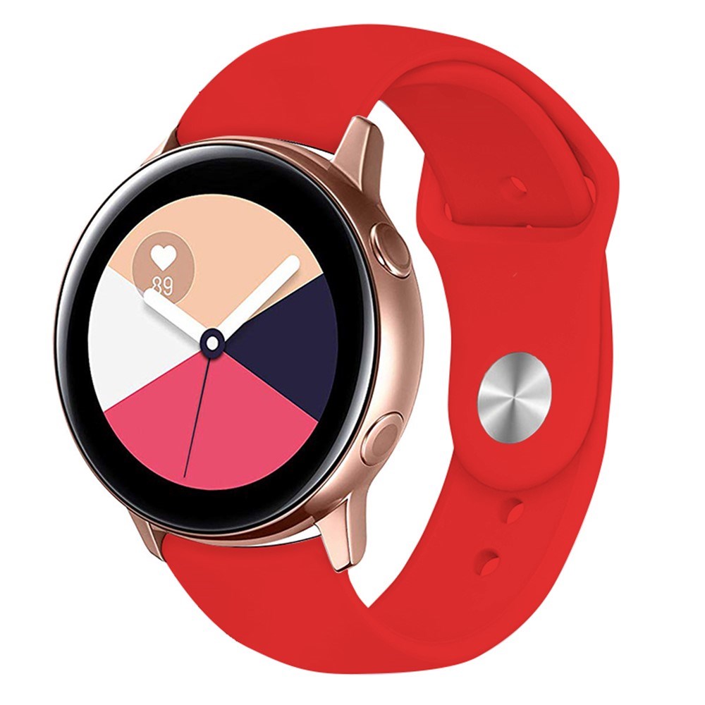 Huawei Watch GT 4 (41mm) / Garmin Venu 3S (18mm) Silicone Strap - Red