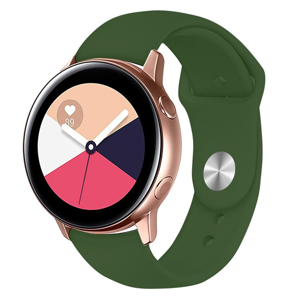 Huawei Watch GT 4 (41mm) / Garmin Venu 3S (18mm) Silicone Strap - Green