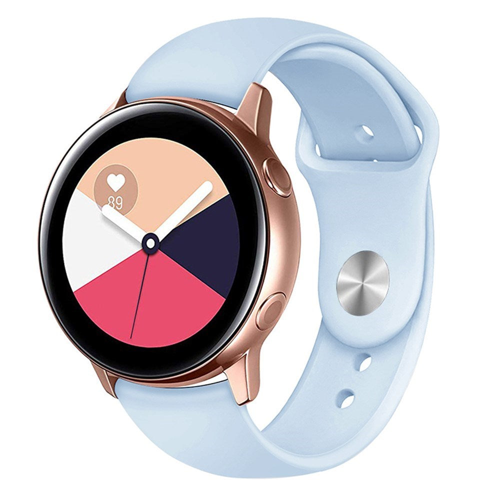 Huawei Watch GT 4 (41mm) / Garmin Venu 3S (18mm) Silicone Strap - Light Blue