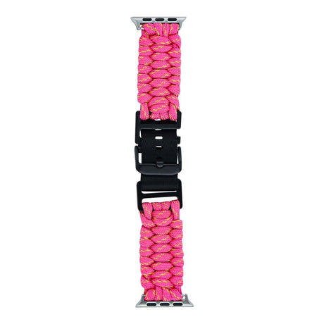 Apple Watch (42/44/SE/45/46/49mm) EIDERWOOD Braided Nylon Watch Strap - Yellow / Pink