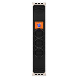 Apple Watch (42/44/SE/45/46/49mm) EIDERWOOD Nylon Watch Band - Black