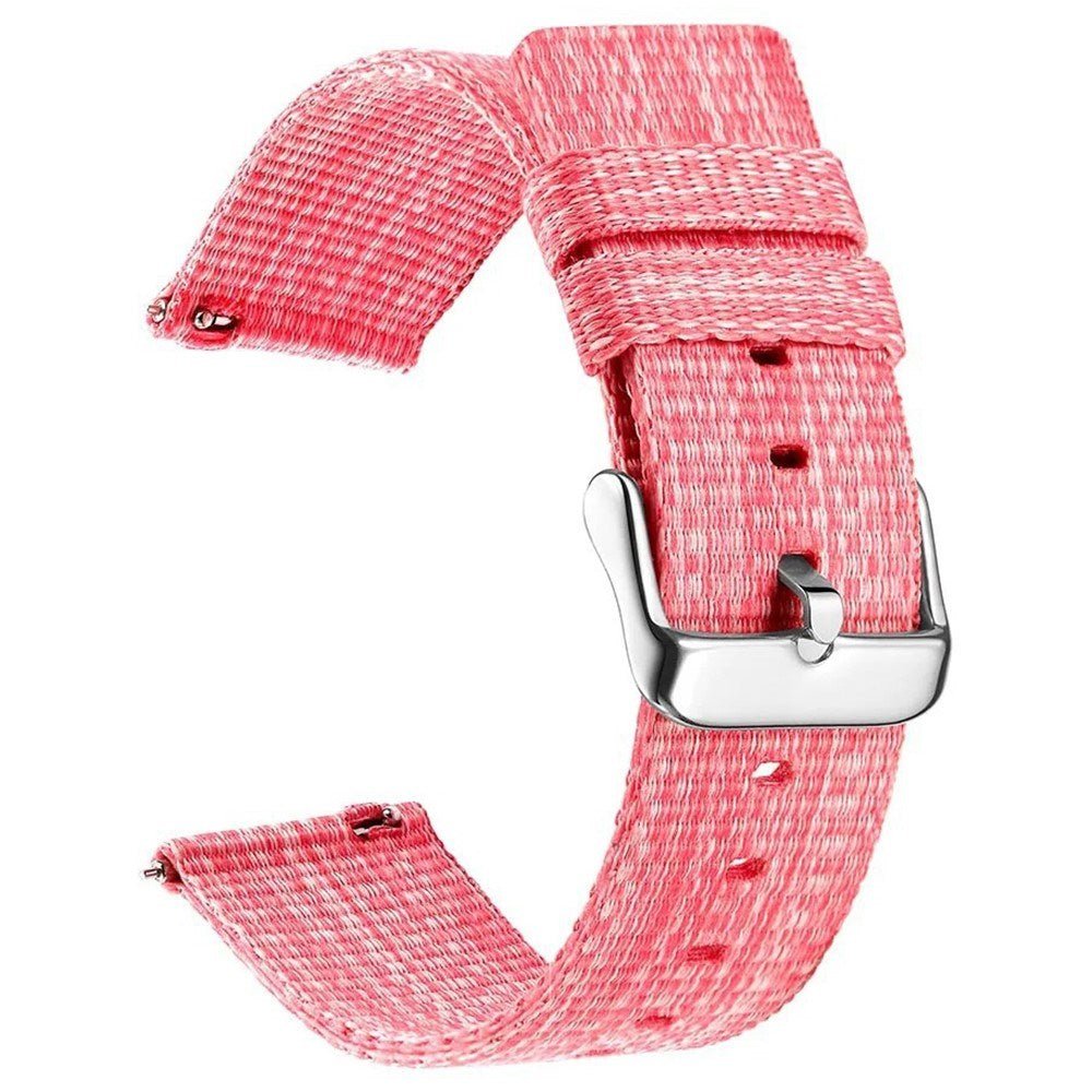 Universal 14mm Nylon Smartwatch Strap - Pink