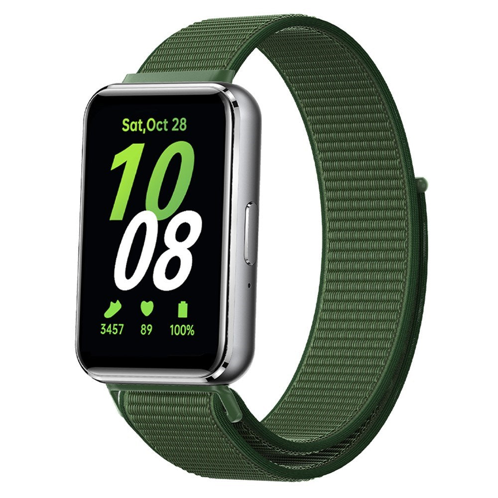 Samsung Galaxy Fit3 Nylon Velcro Strap - Green