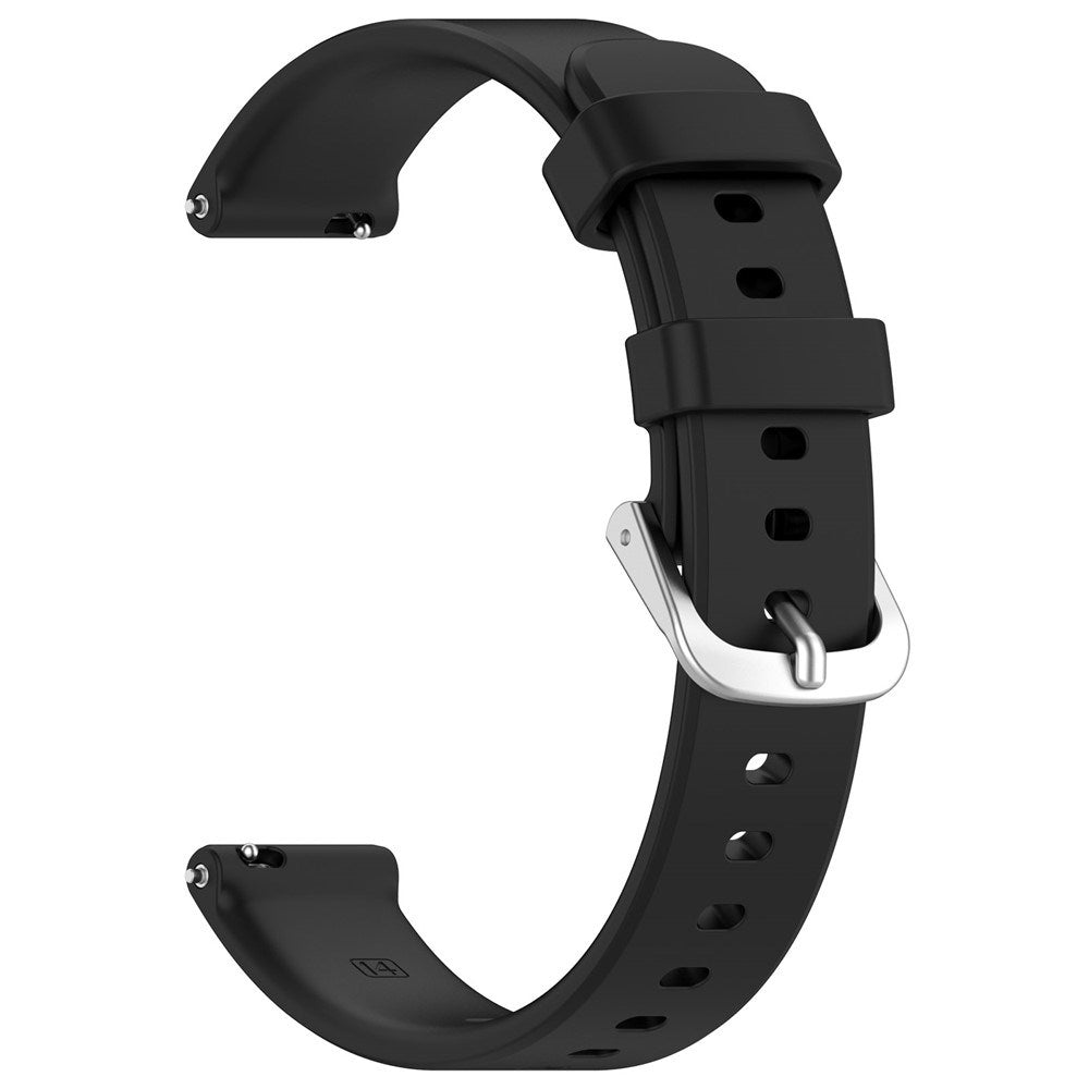 EIDERWOOD Garmin Lily 2 Silicone Strap with Metal Buckle - Black