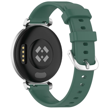 EIDERWOOD Garmin Lily 2 Silicone Strap with Metal Buckle - Dark Green