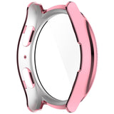 Samsung Galaxy Watch 7 (40mm) Hard Plastic Case w. Built-in Screen Protector - Pink & Rhinestones