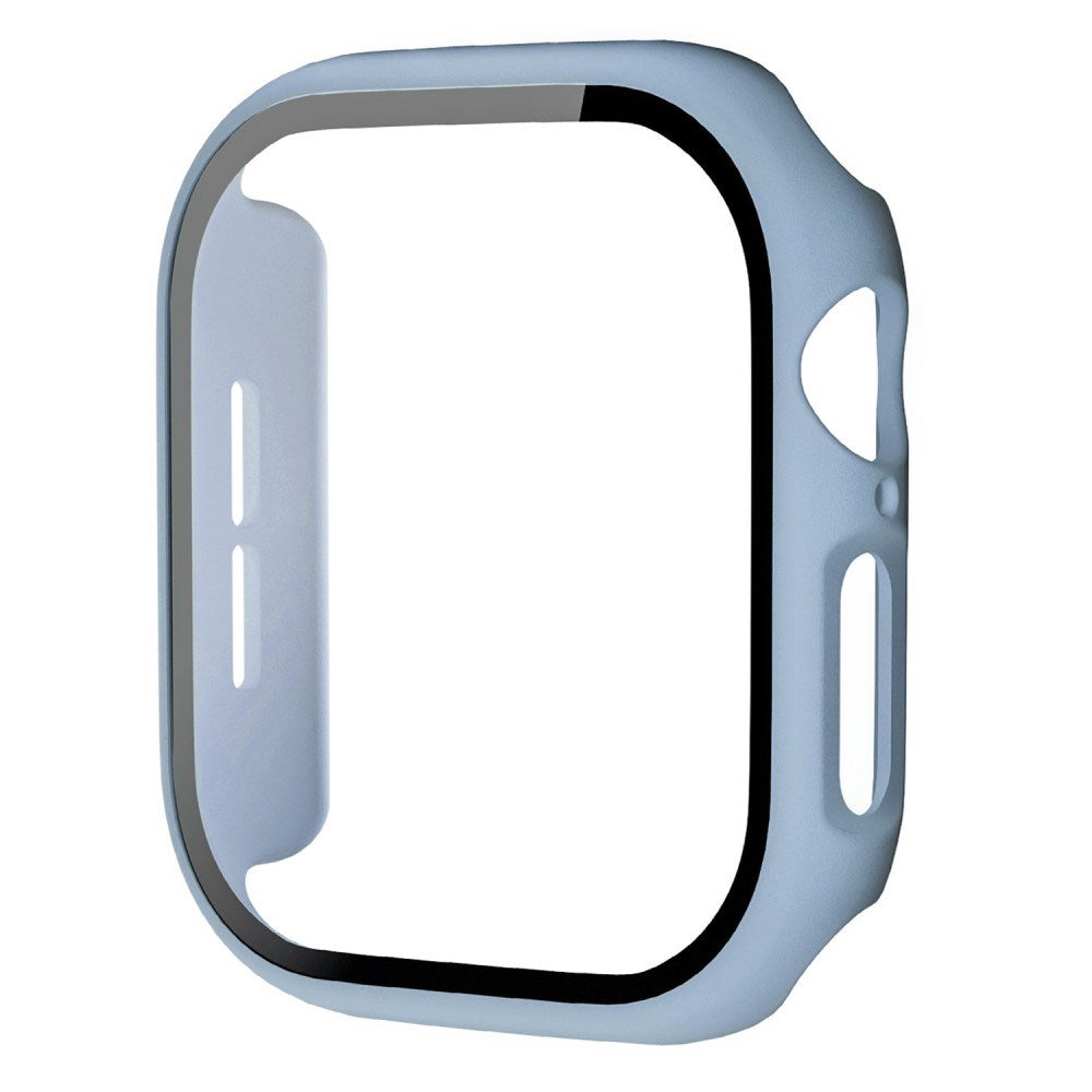 Apple Watch 11 / 10 (42mm) Hard Plastic Case with Built-in Screen Protector - Light Blue