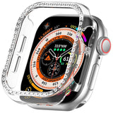 Apple Watch 10 (46mm) Hard Plastic Case - Transparent / Rhinestone